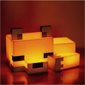 MC Game Cute Fox Night Light Soft Orange Glow Desk Lamp Home Atmosphere Luminous Table Lamp for Playrooms or Children' Bedrooms